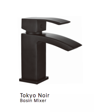 iCladd Tokyo Noir Basin Mixer & Waste